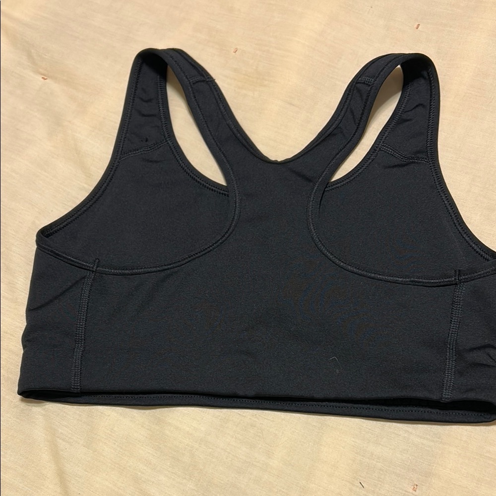 Nike Women's Black and White Sports Bra - Picture 2 of 3
